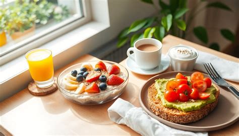 foto di colazione bilanciata per escursionisti