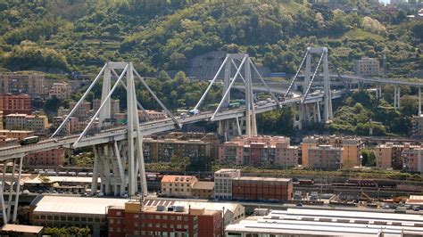 Foto: Ponte Morandi prima o dopo il crollo con focus sulla comunità o ricostruzione