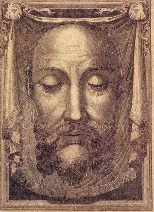 Icona della Veronica che mostra il Volto Santo di Gesù