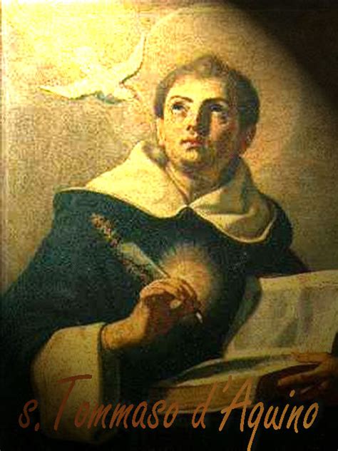 Illustrazione di San Tommaso d'Aquino che studia
