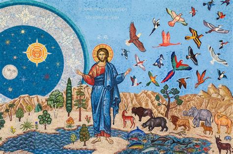 Infografica comparativa tra la cosmogonia biblica e i miti mesopotamici (Enuma Elish)