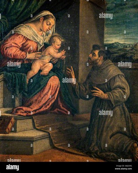 Pittura rinascimentale di San Giuseppe che prepara il cibo o attizza il fuoco nella stalla della Natività