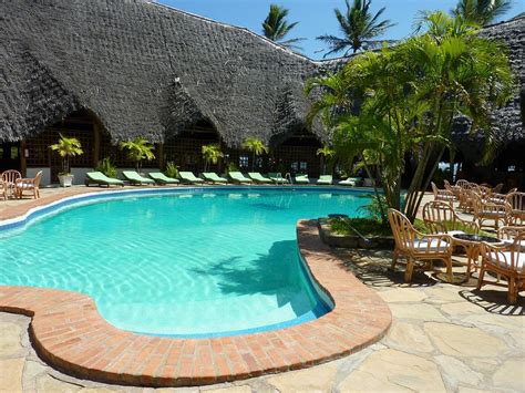 Foto panoramica della Blue Bay a Watamu, Kenya