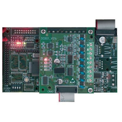 Schema tecnico della scheda interfaccia con porte RS232/485 e connettori per protocollo CEI ABI