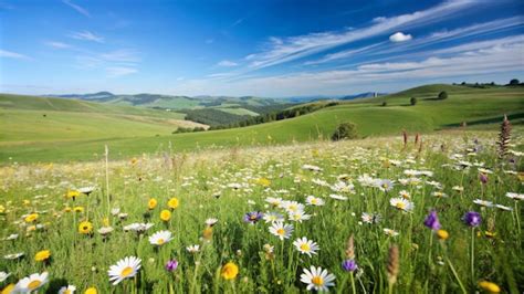 Foto: Campo di fiori selvatici in fiore