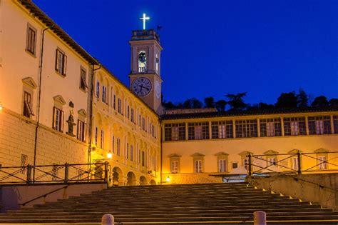 Mappa dei sentieri e della posizione del Santuario di Montenero a Bordighera