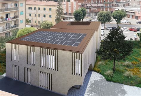 Foto della struttura della comunità con area verde