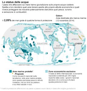 Mappa delle aree di intervento del 
