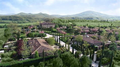 Veduta panoramica di Borgo Santo Pietro