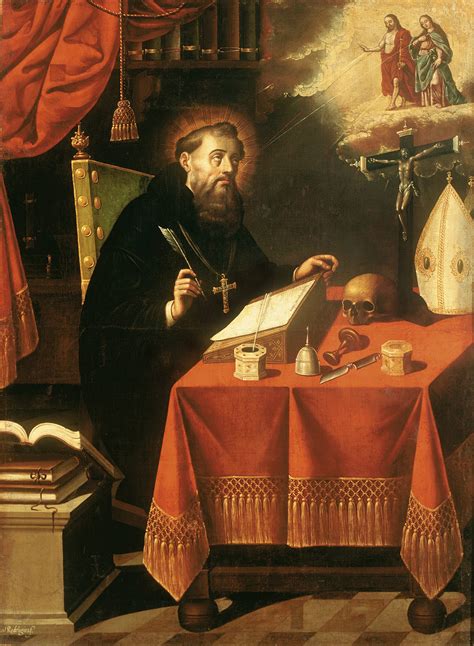 Ritratto di Sant'Agostino d'Ippona con in mano un libro