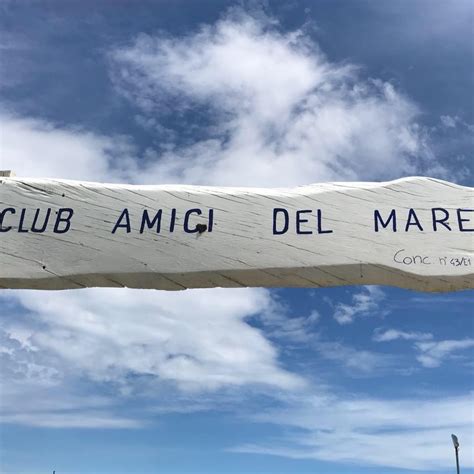 Vista mare dal ristorante Chalet Amici del Mare