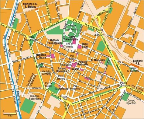 Mappa della Diocesi di Reggio Emilia con evidenziata l'area di giurisdizione della Pieve di Campiliola