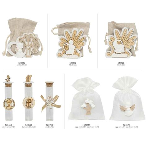 Assortimento di scatoline portaconfetti creative per Comunione e Cresima, con simboli e forme varie
