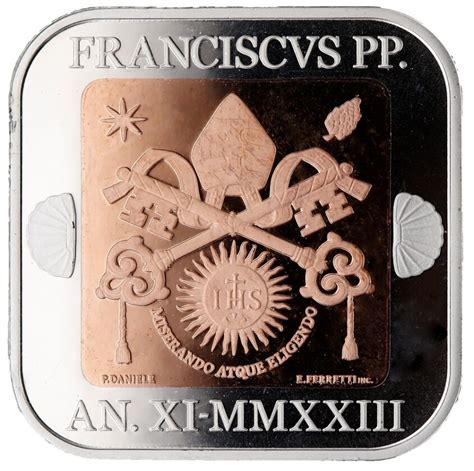 Moneta d'oro Vaticana da 10 euro del Giubileo della Misericordia
