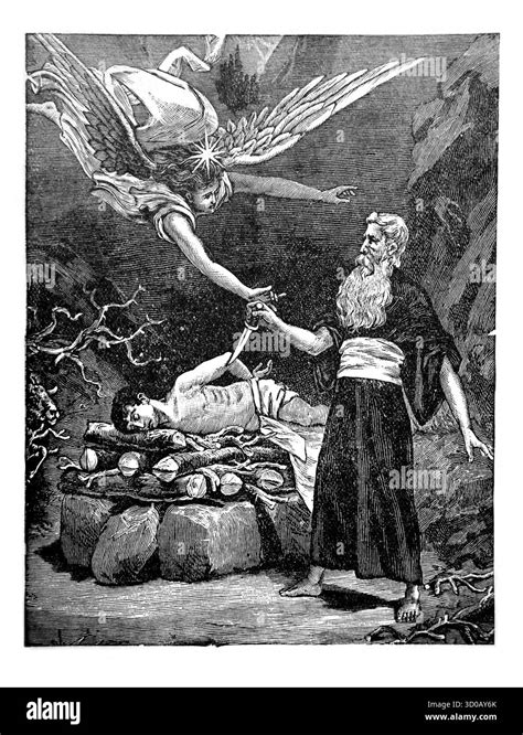 Illustrazione di Abramo che intercede con il Signore per Sodoma