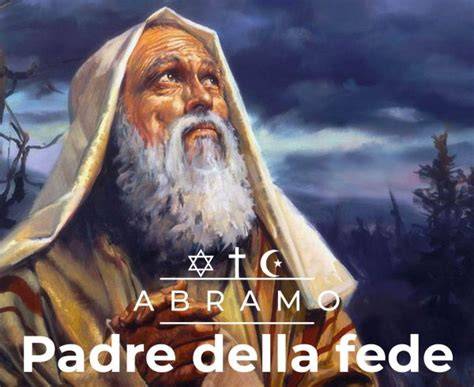 Illustrazione biblica di Abramo che lascia la sua terra per fede