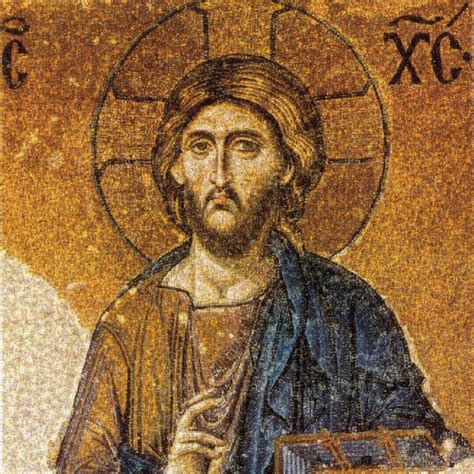 Mosaico bizantino o icona copta raffigurante un santo