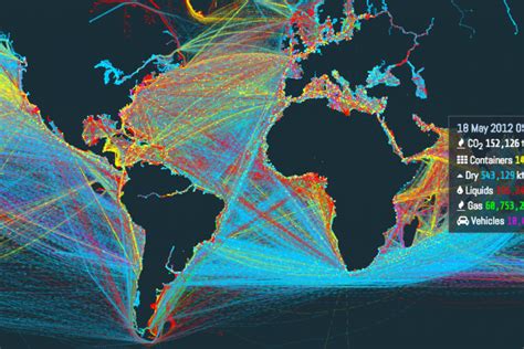 Mappa delle rotte navali russo-cinesi intorno al Giappone