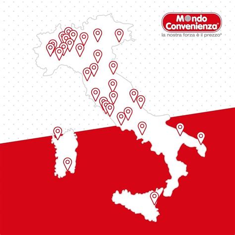 Mappa dell'Italia con punti vendita DIGI