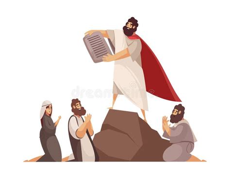 illustrazione biblica della scena nel Tempio con scribi e persone che offrono