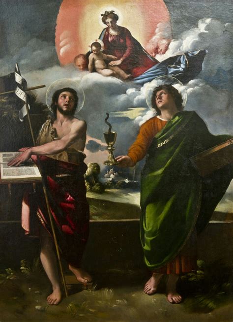 Apparizione della Madonna ai santi Giovanni Battista e Giovanni Evangelista, Dosso Dossi, Uffizi