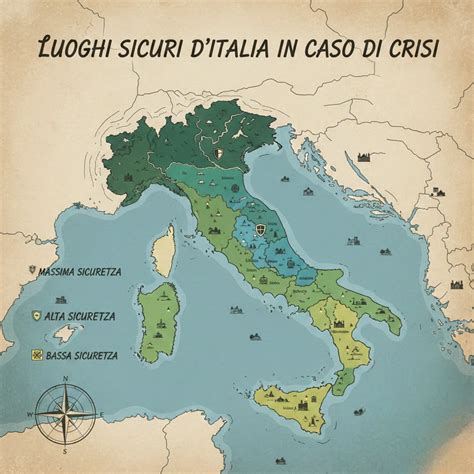 Mappa dei luoghi di origine delle Reliquie Maggiori