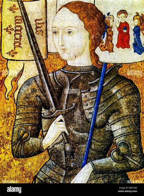 Ritratto di Giovanna d'Arco come figura storica ed eroina medievale