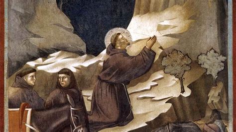 Affresco del chiostro raffigurante episodi della vita di San Francesco