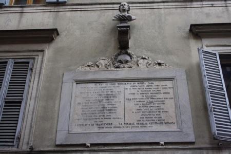 Monumento o targa commemorativa di Giuditta Tavani Arquati a Roma