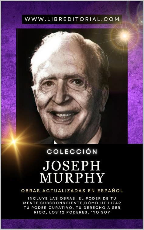 Ritratto di Joseph Murphy con libri o sfondo ispirazionale