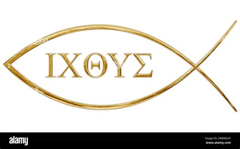 Illustrazione del simbolo del pesce Ichthys e suo significato