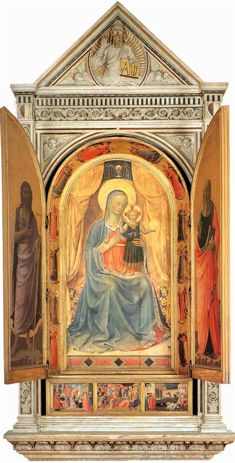 Dettaglio degli Angeli musicanti nel Tabernacolo dei Linaioli