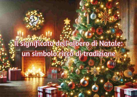 Infografica: Simbolismo dell'albero di Natale e dei suoi addobbi