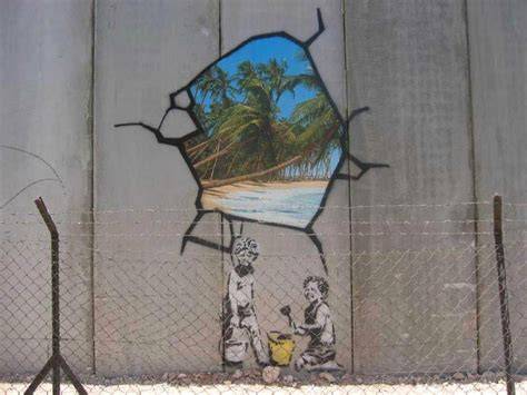 Installazione artistica: Scar of Bethlehem di Banksy