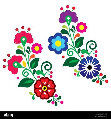 illustrazione di una collezione di ricami ispirati ai fiori