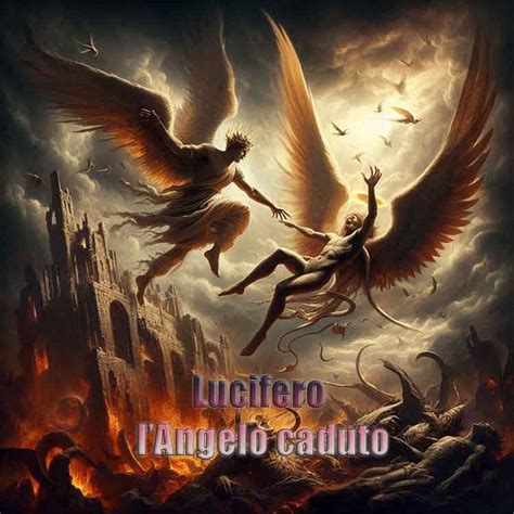 Raffigurazione simbolica della caduta di Lucifero o di una battaglia celestiale