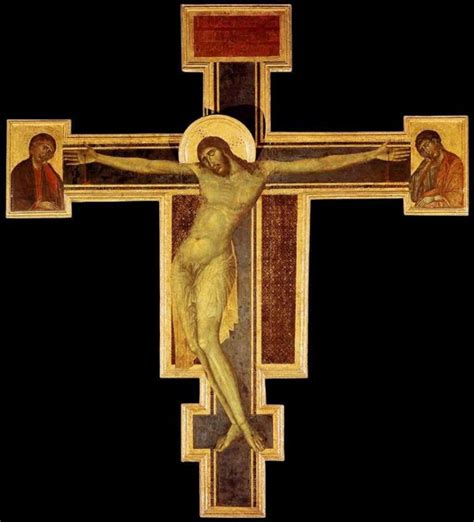Crocifisso di Santa Croce a Firenze di Cimabue prima del danneggiamento