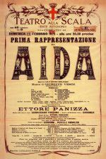 Illustrazione di Radamès e Aida, personaggi dell'opera