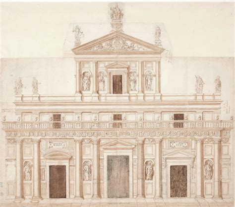 Progetto del quadriportico ionico di Giuliano da Sangallo
