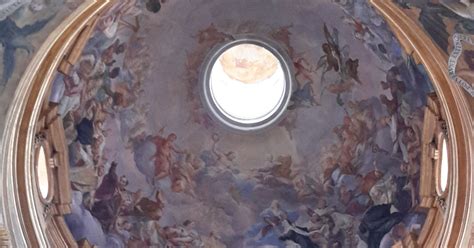 Affresco della Gloria di Santa Maria Maddalena de' Pazzi sul soffitto