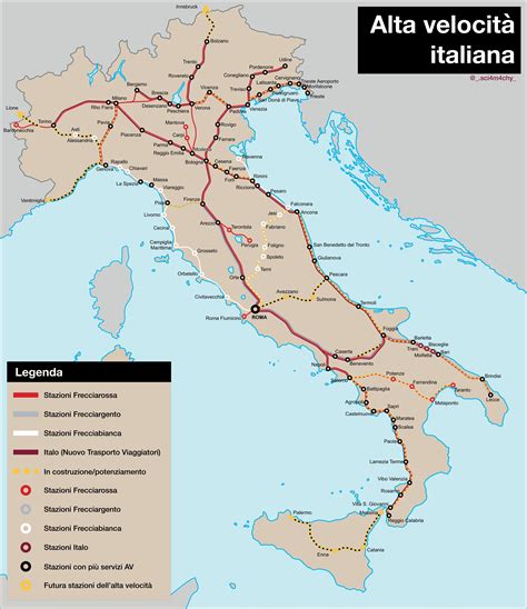 Schema della Linha do Norte con le principali città collegate