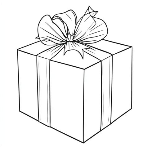 disegno di un anziano pensieroso davanti a pacchi regalo chiusi