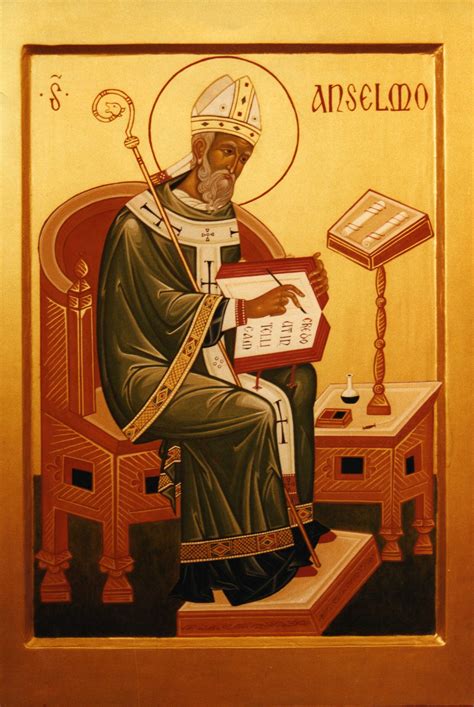 Ritratto di Sant'Anselmo d'Aosta, teologo e filosofo