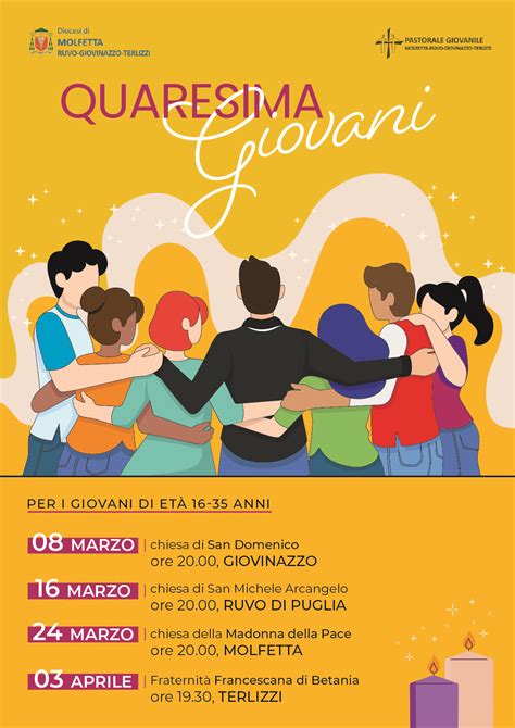 Infografica sulla pastorale giovanile o foto di giovani in attività pastorali