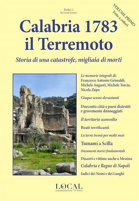 Illustrazione o mappa storica del terremoto del 1783 in Calabria
