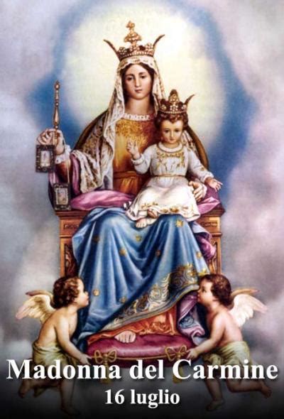 Immagine devozionale della Beata Vergine del Carmine