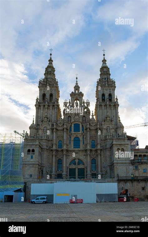 Vista panoramica dalle coperture della Cattedrale di Santiago sulla città