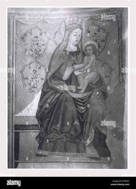 Affresco o rappresentazione dell'Annunciazione nella Cappella