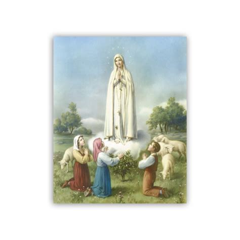 illustrazione delle apparizioni della Madonna ai tre pastorelli di Fatima