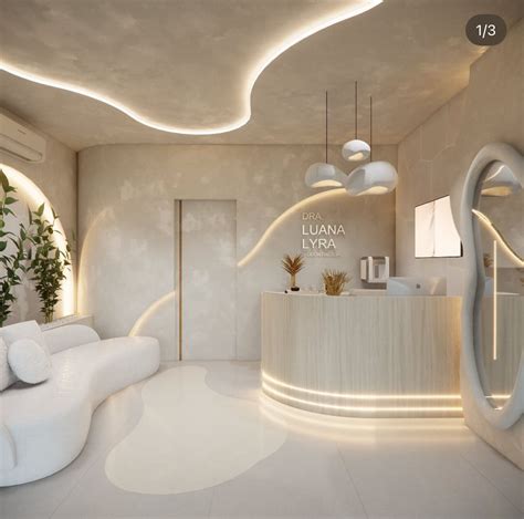 Foto interna di un moderno salone di bellezza e area trattamenti estetici